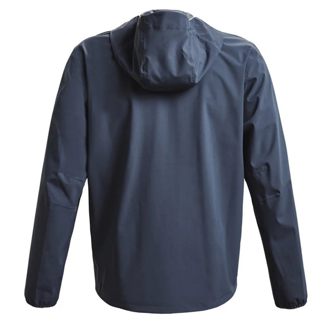 Grey - Back - Under Armour Mens Cloudstrike Stretch Jacket