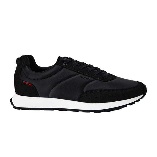 Black - Front - Hugo Mens Icelin Nylon Running Trainers