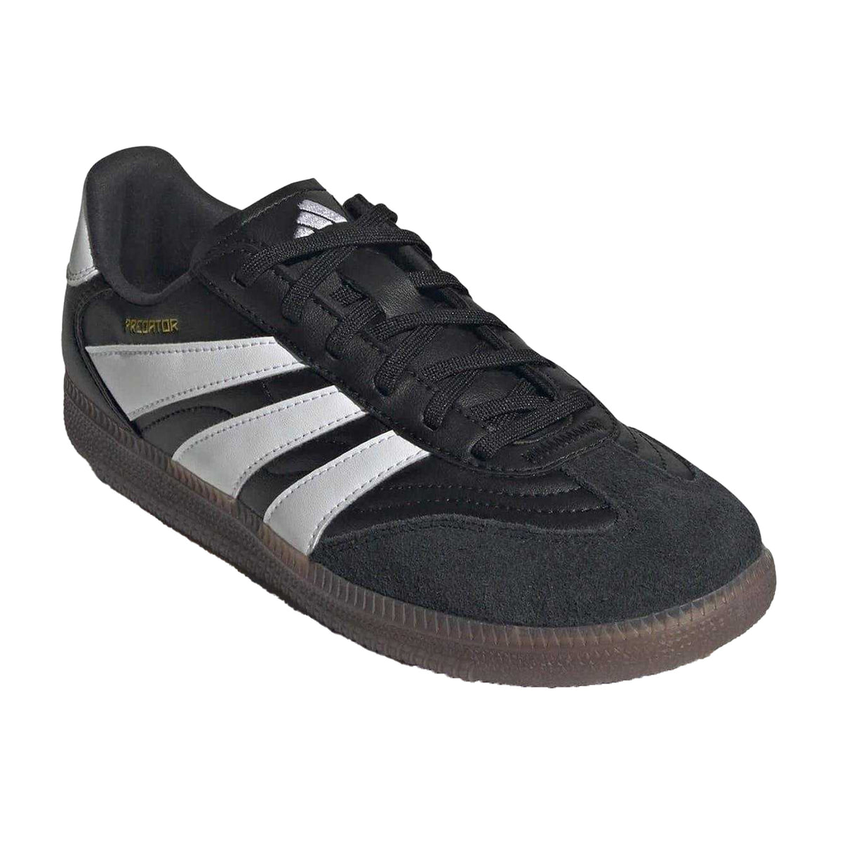Black - Pack Shot - Adidas Unisex Adult Predator Freestyle Stripes Trainers
