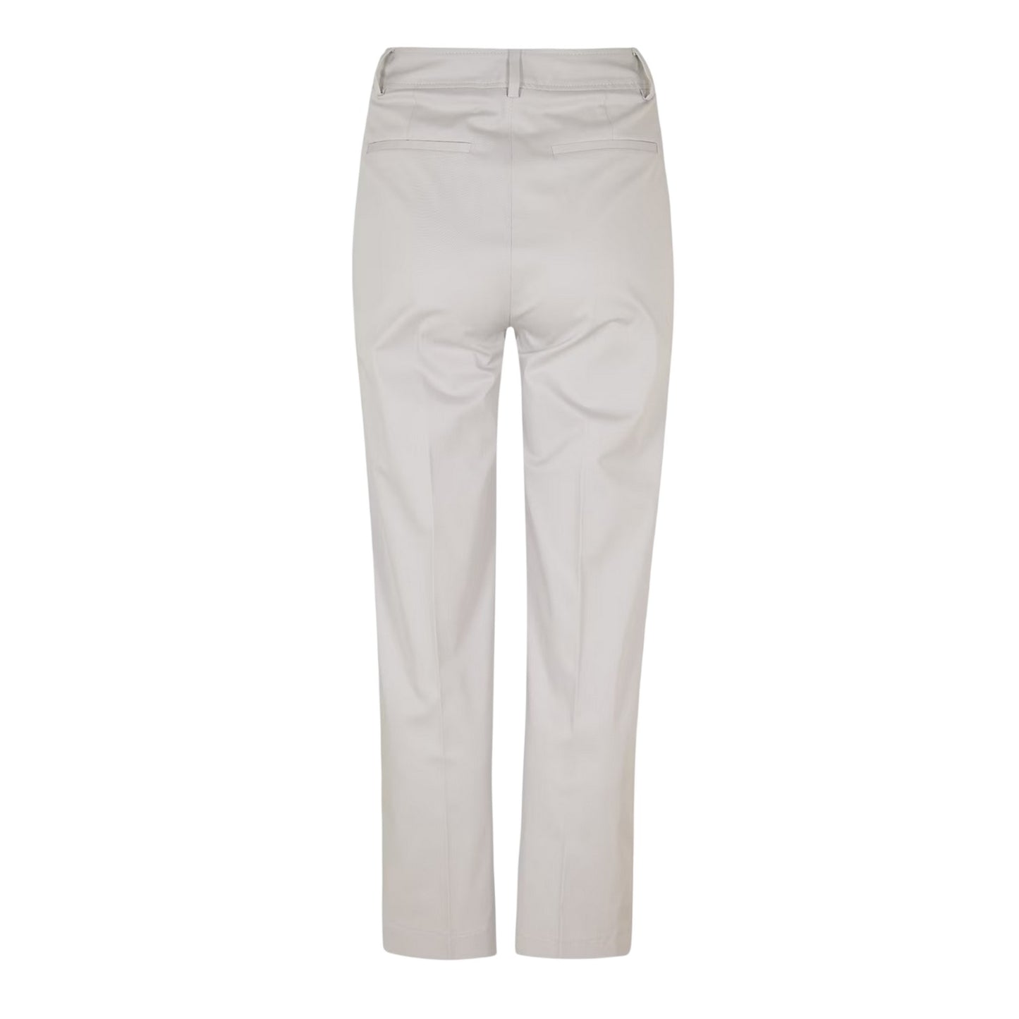Silver - Back - Boss Womens-Ladies Tecarino Straight Leg Trousers