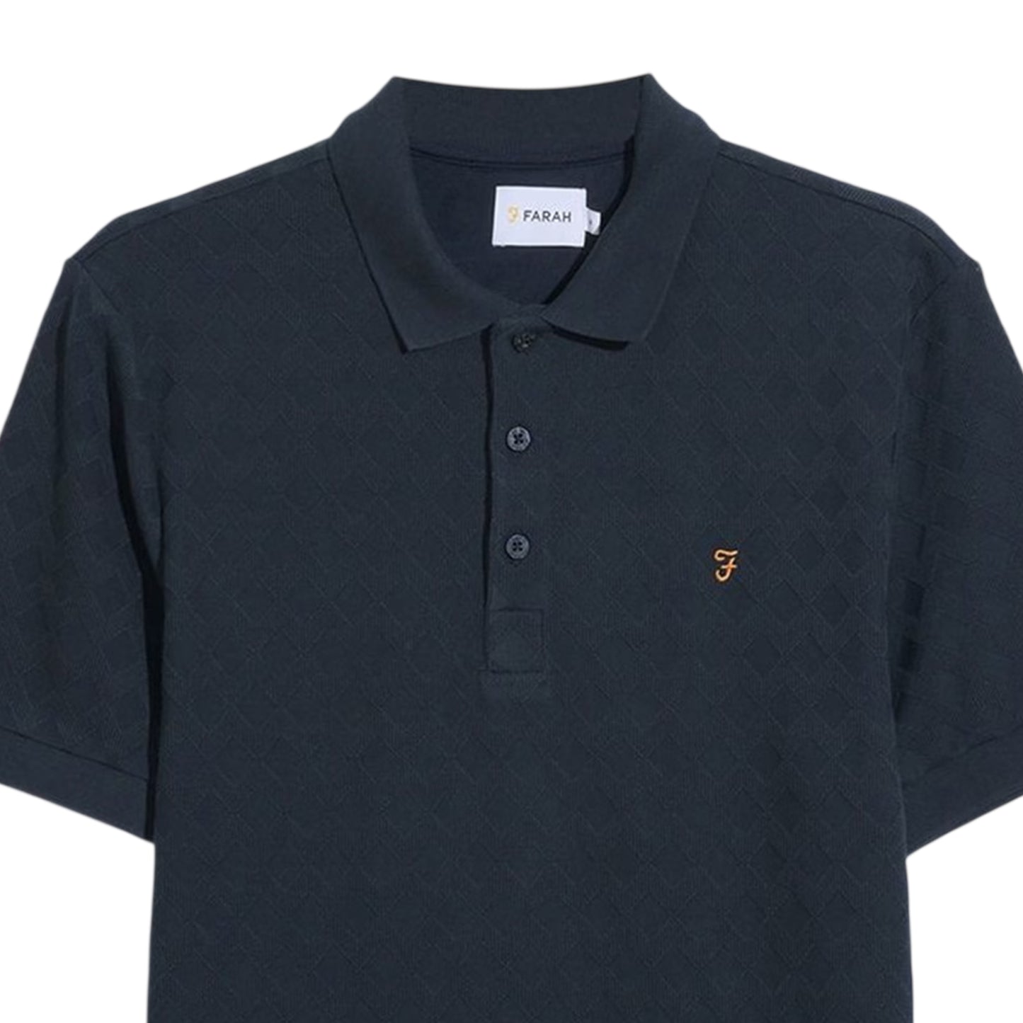 Navy Blue - Back - Farah Mens Horace Polo Shirt