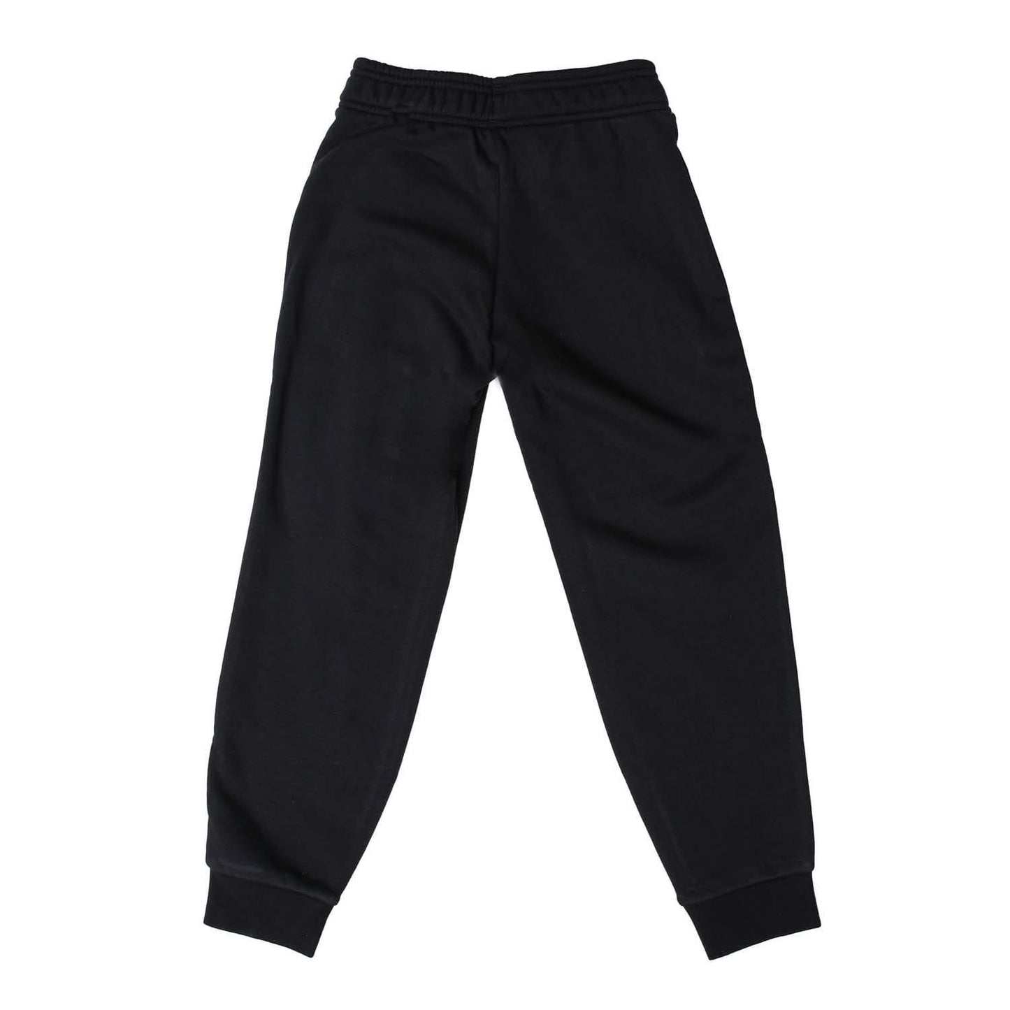 Black - Back - Adidas Boys Essentials Cotton Jogging Bottoms
