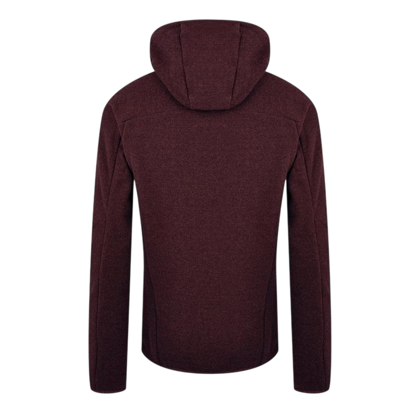 Red - Back - Fohn Mens Polartech Hoodie