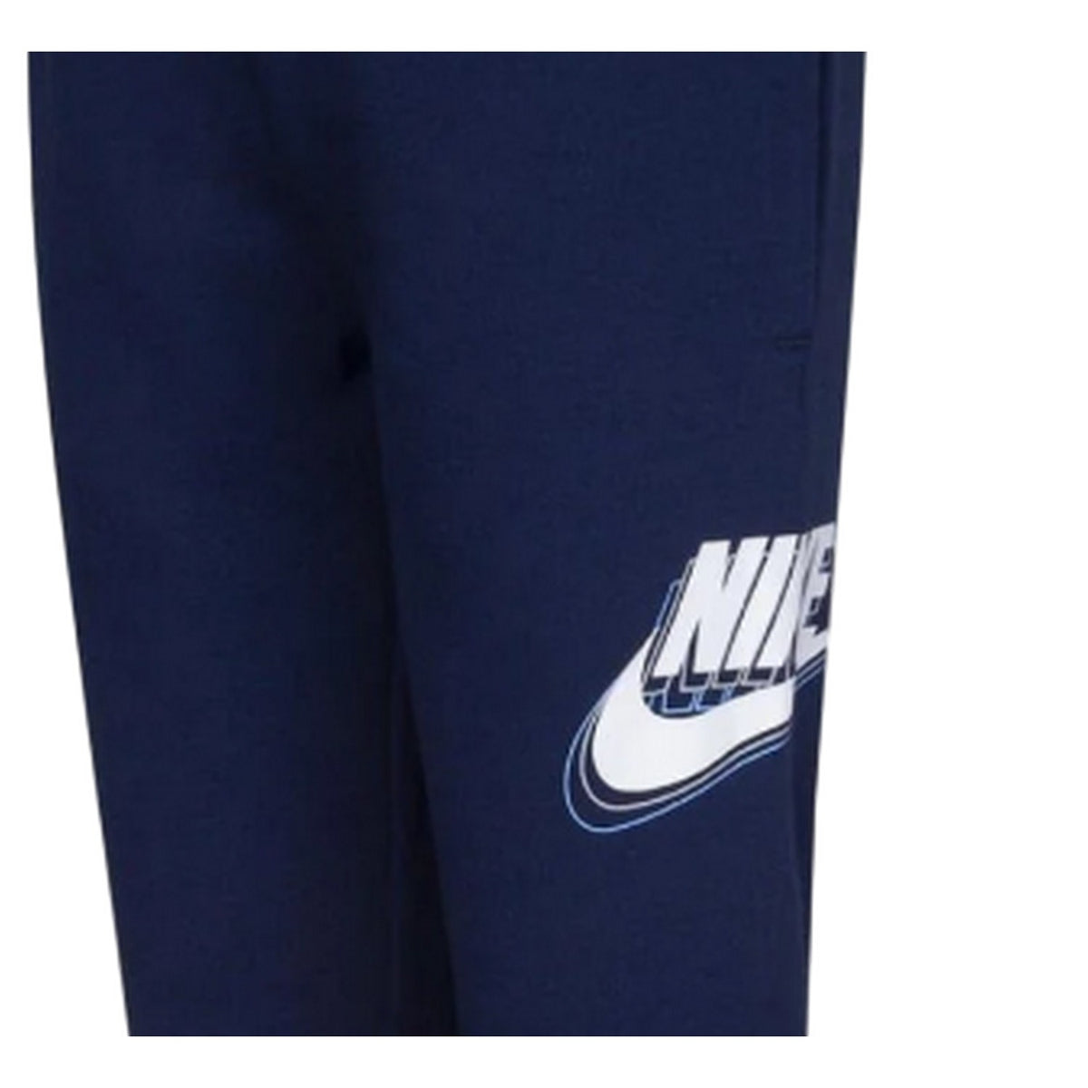 Midnight Navy - Back - Nike Childrens-Kids Graphic Print Jogging Bottoms