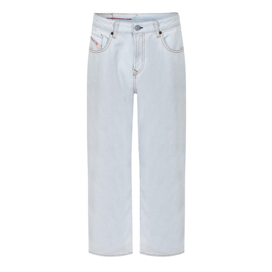 Light Wash - Front - Diesel Womens-Ladies 1999 Wide Leg Jeans
