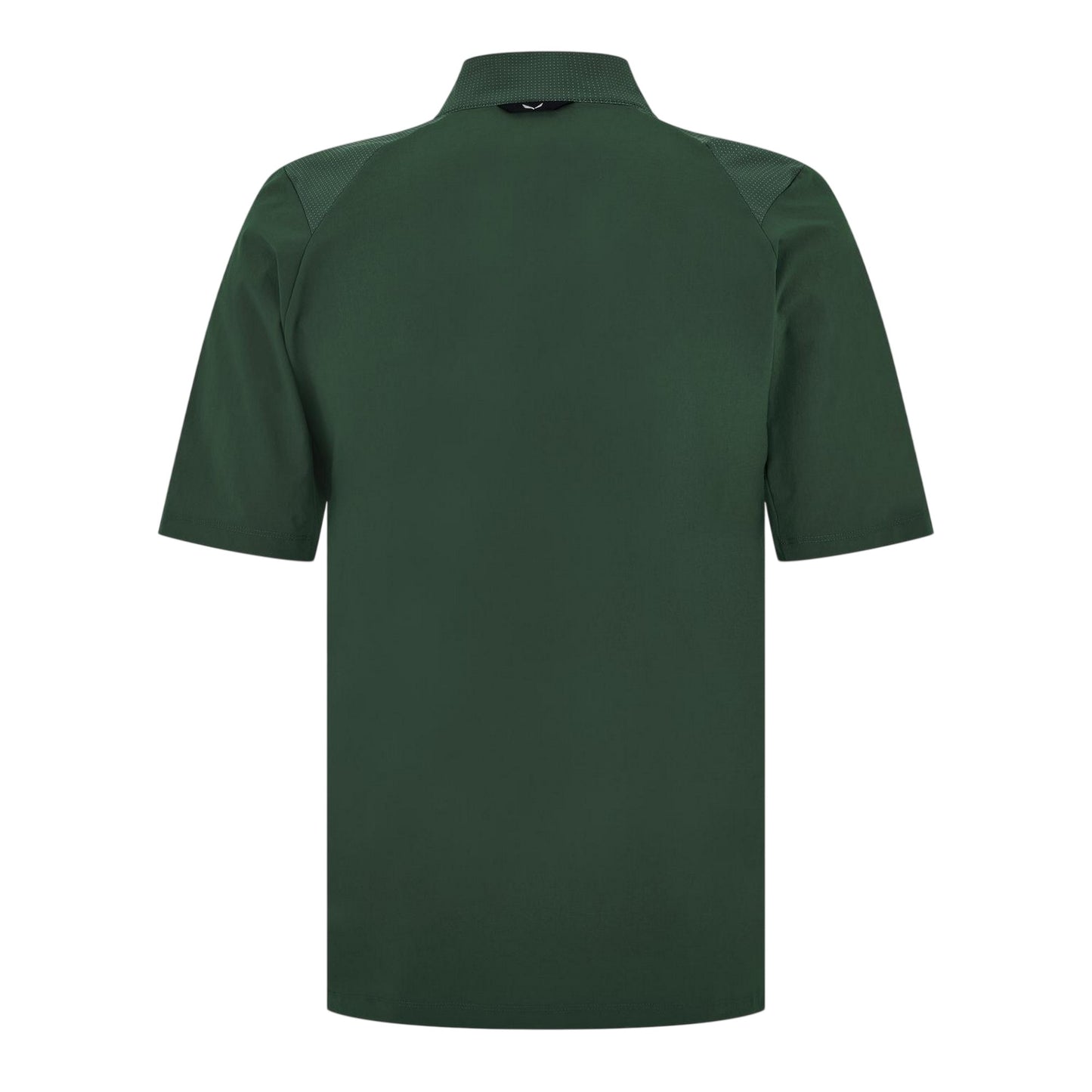 Green - Back - Salewa Mens High-Neck Regular Sports Top