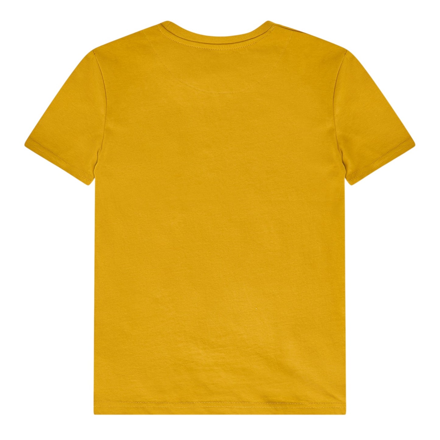 Yellow - Back - Farah Childrens-Kids Denny Crew Neck T-Shirt