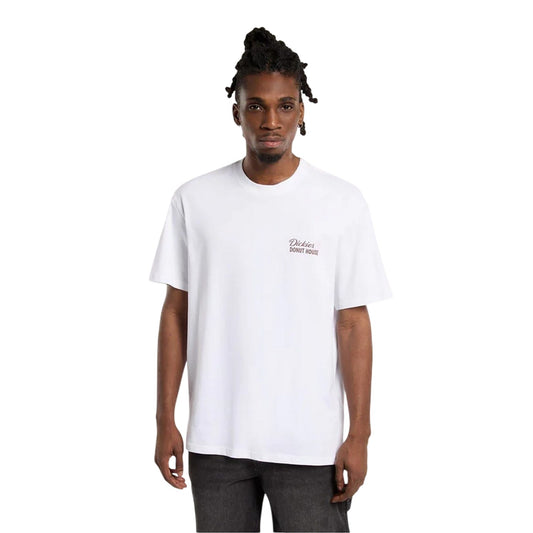 White - Front - Dickies Unisex Adult Donut Regular T-Shirt