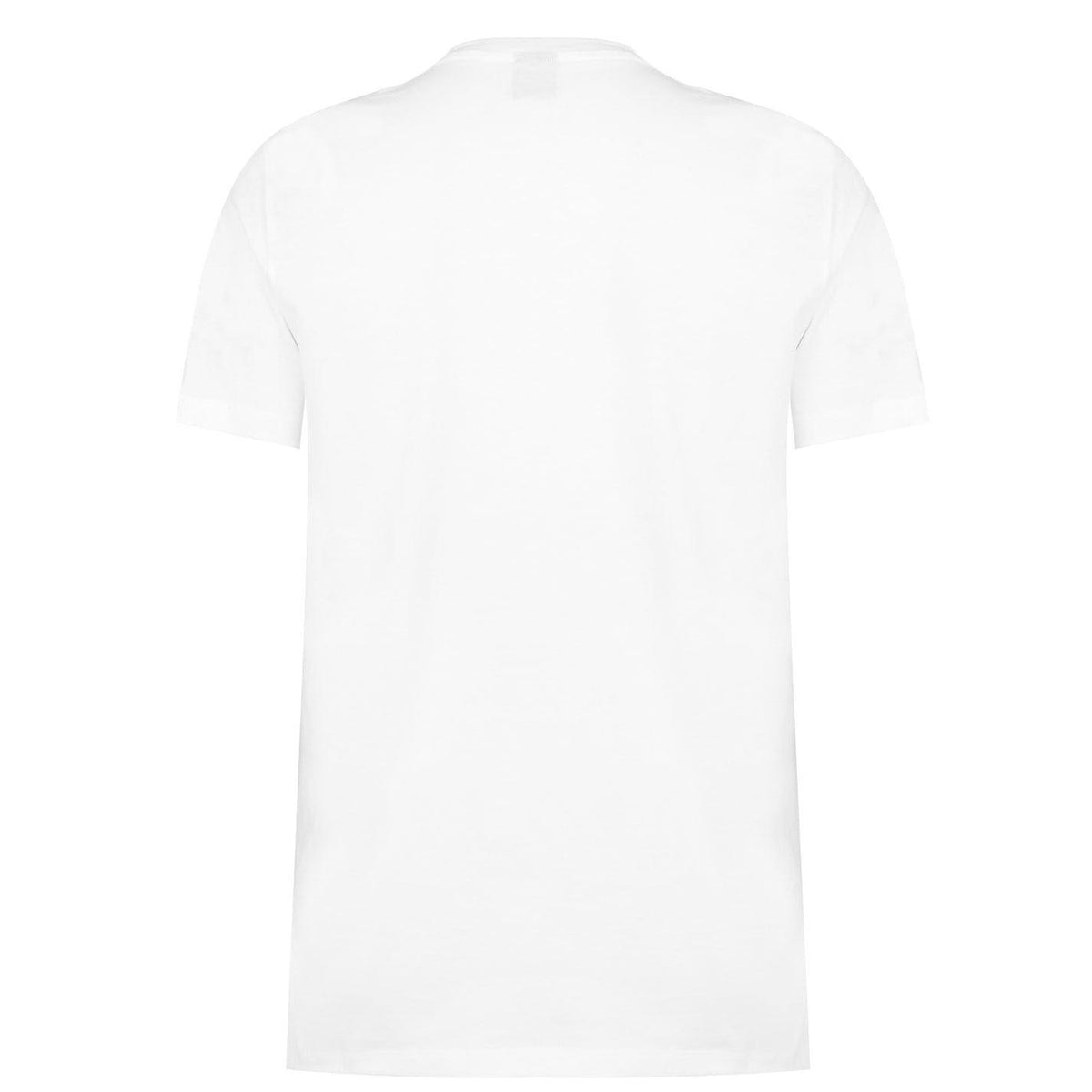 White - Pack Shot - Boss Mens Hbw Logo Crew Neck T-Shirt