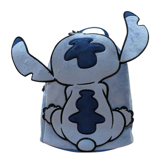 Blue - Front - Lilo & Stitch 3D Stitch Plush Mini Backpack