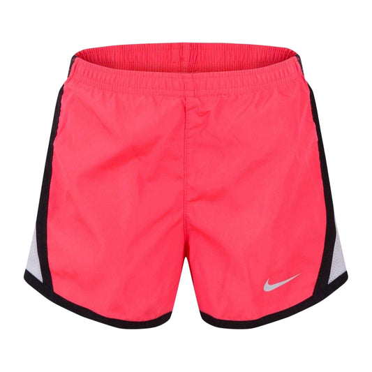 Pink-Black - Front - Nike Girls Tempo Running Shorts