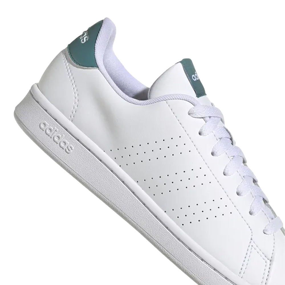 White - Pack Shot - Adidas Unisex Adult Sportswear Advantage Trainers