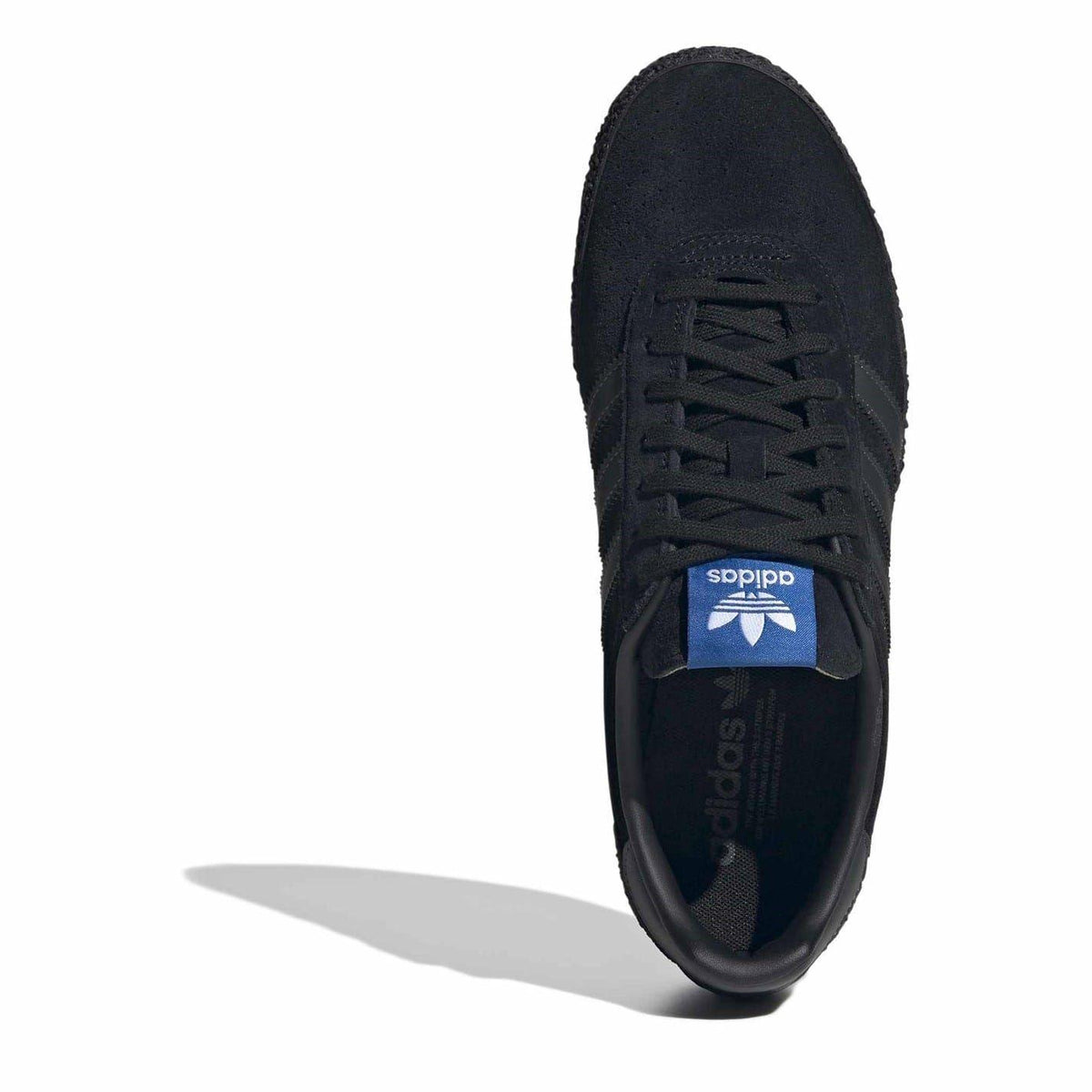 Black - Pack Shot - Adidas Mens Originals Montreal 3 Stripes Suede Trainers