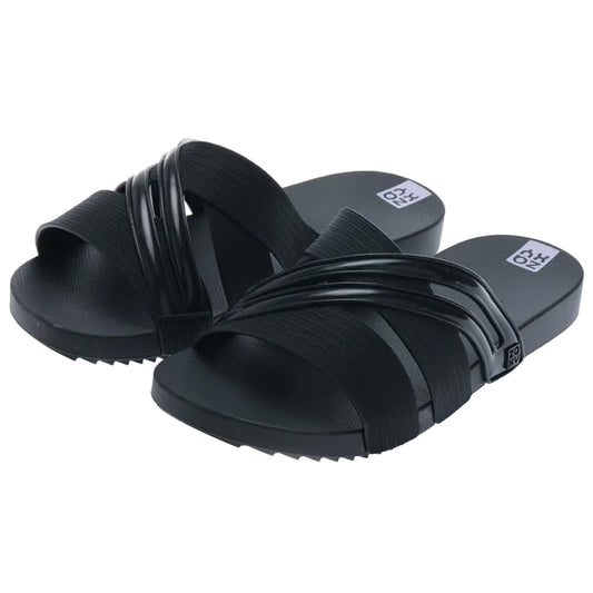 Black - Front - Zaxy Womens-Ladies Respiro Sandals