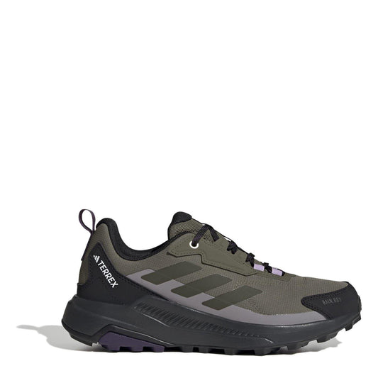 Black-Green - Front - Adidas Womens-Ladies Terrex Anylander Rain.RDY Hiking Shoes