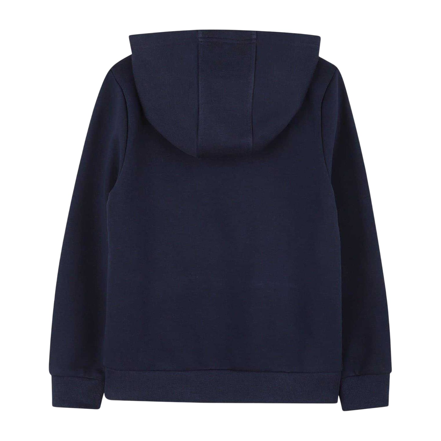Navy - Back - Boss Childrens-Kids Contrast Line Hoodie