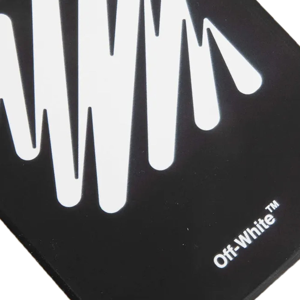 Black-White - Side - Off White iPhone 12 Pro Max Compatible Diagonal Phone Case