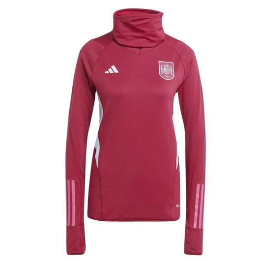 Ruby - Front - Adidas Womens-Ladies Trio 23 Pro Spain Training Top