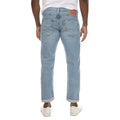 Blue - Back - Levis Mens 502 Hi Ball Tapered Leg Jeans