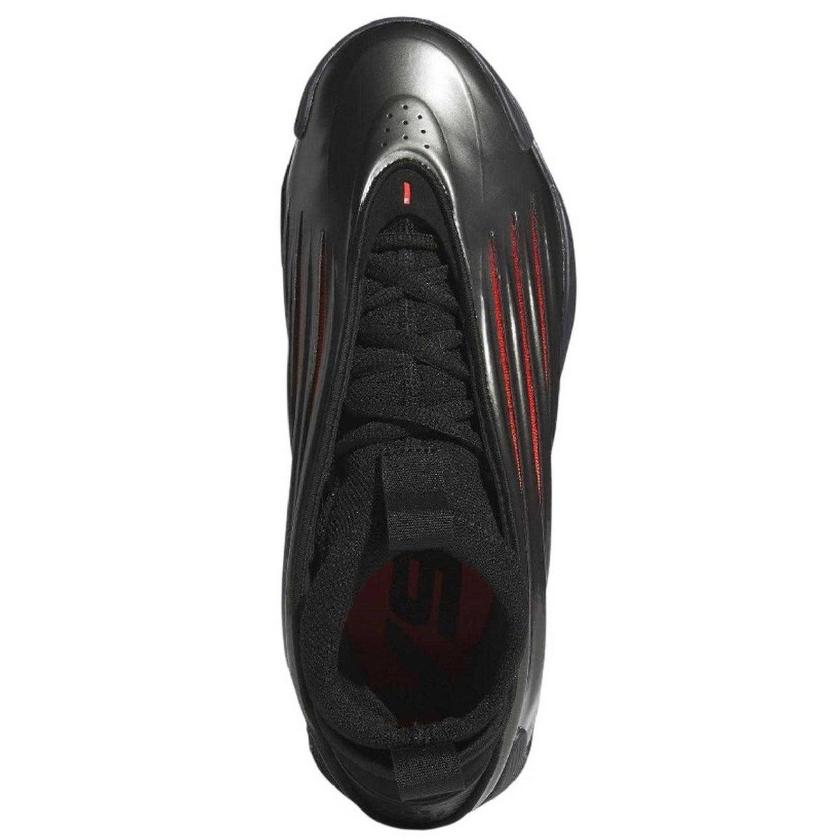Black-Red - Lifestyle - Adidas Mens Harden Volume 9 Basketball Shoes
