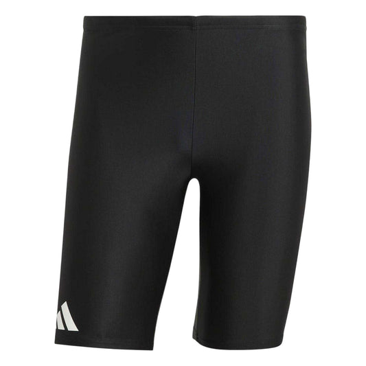 Black - Front - Adidas Mens Solid Swimwear