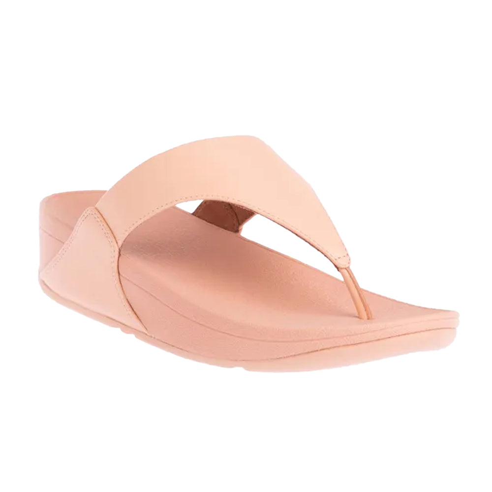 Blush - Lifestyle - FitFlop Womens-Ladies Lulu Leather Flip Flops