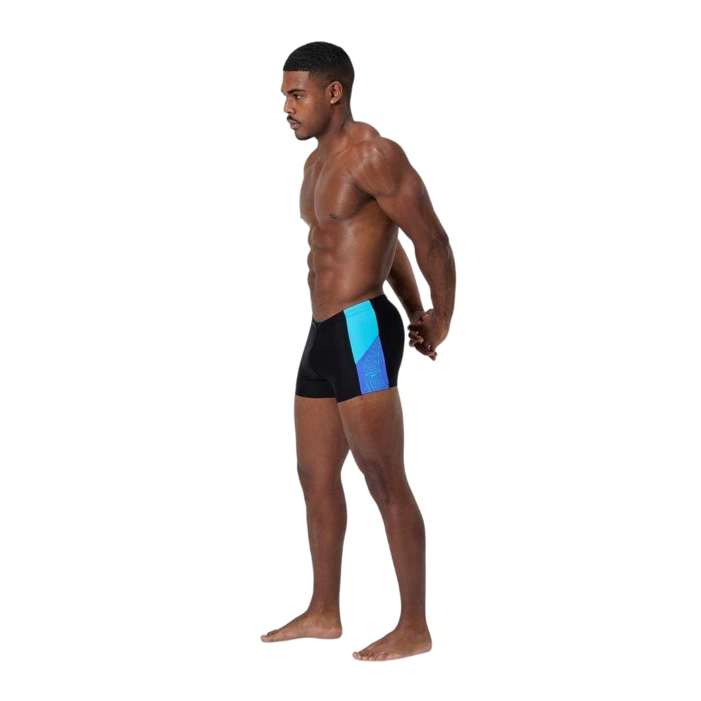 Cobalt - Pack Shot - Speedo Mens Dive Aquashort Colour Block Jammer Shorts