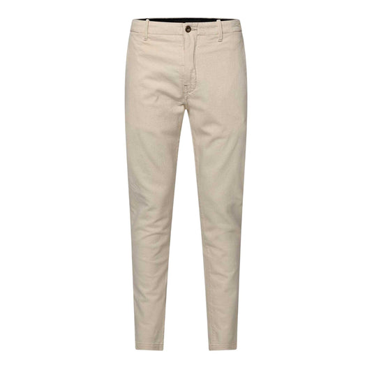 Cream - Front - Replay Mens Chinos