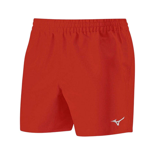 Red - Front - Mizuno Childrens-Kids Authentic Logo Shorts