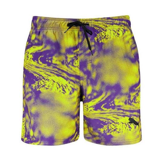 Violet Purple - Front - Puma Boys Printed Quick Dry Swim Shorts