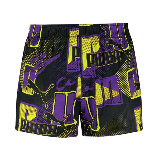 Violet Purple - Front - Puma Mens Comic Slim Swim Shorts