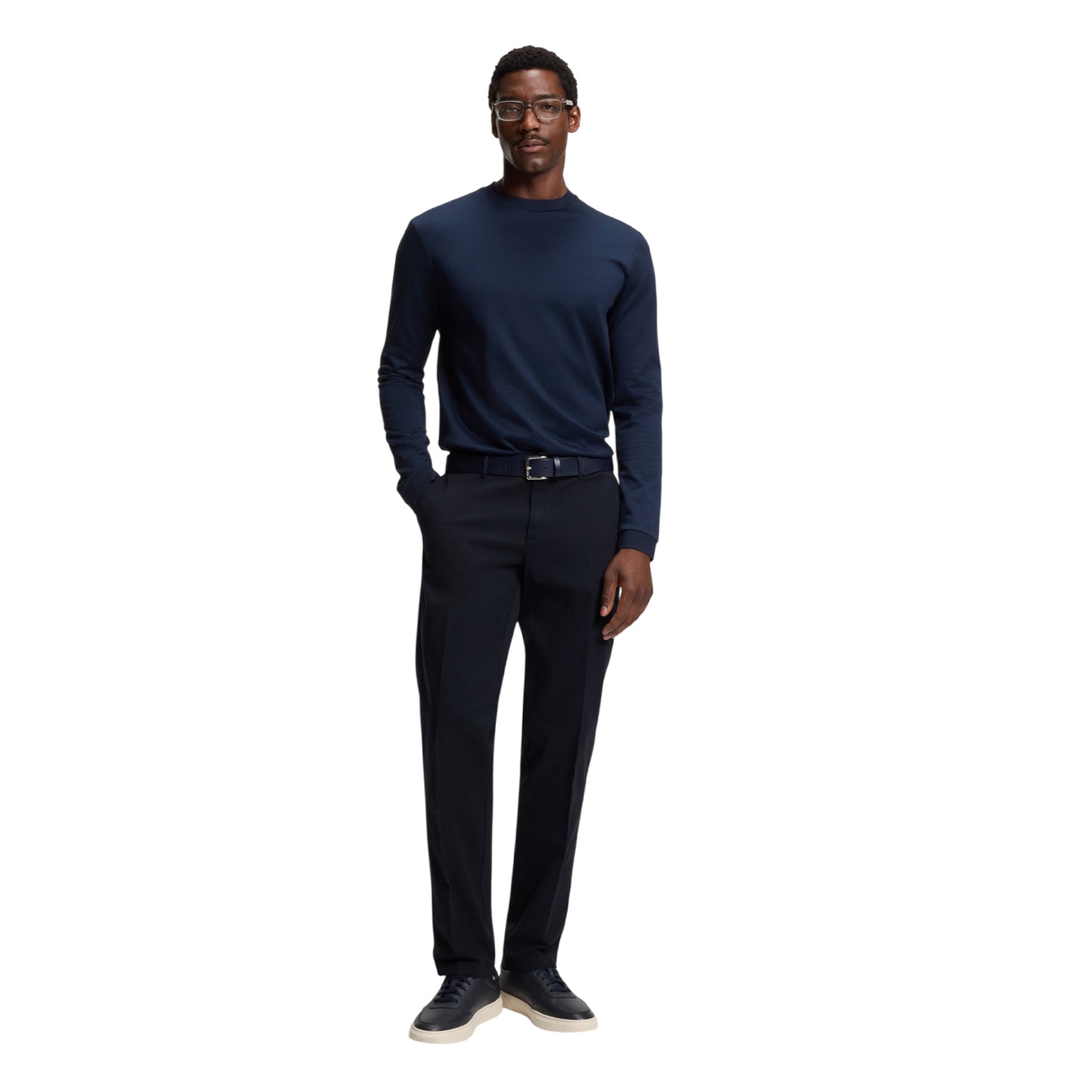 Dark Blue - Lifestyle - Boss Mens Crigan 3 Chinos
