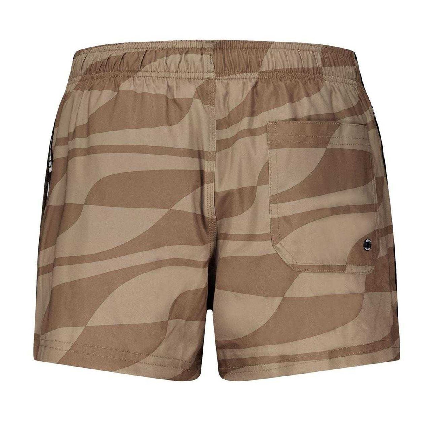 Beige - Back - Puma Mens Camo Swim Shorts