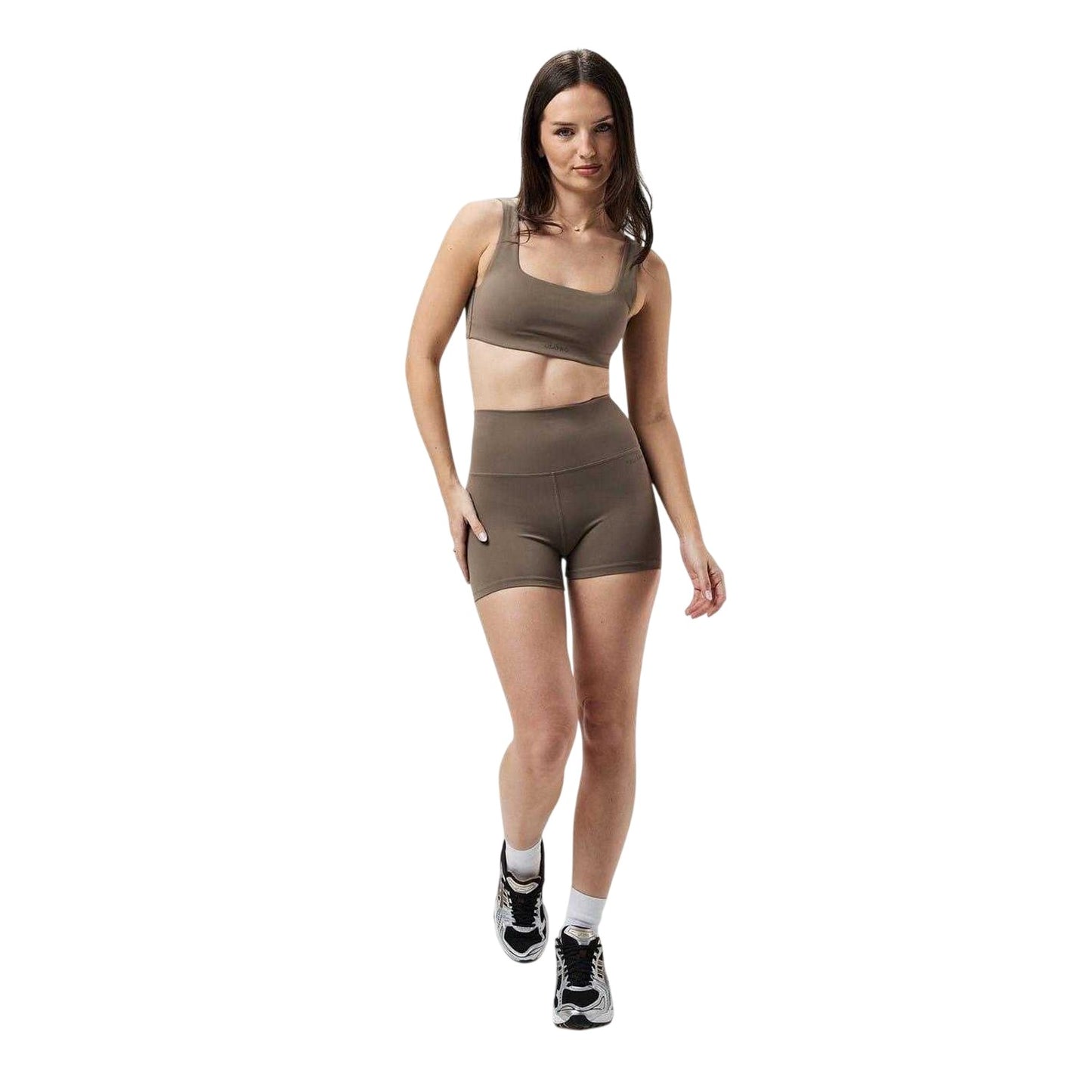 Ash - Pack Shot - USA Pro Womens-Ladies Square Neck Sports Bra