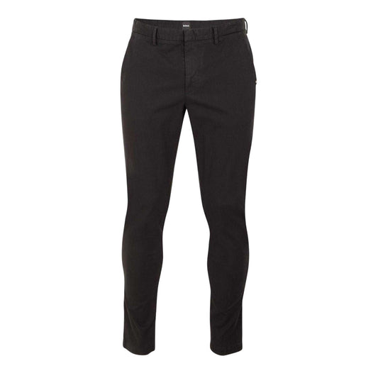 Black - Front - Boss Mens Kaito Chinos