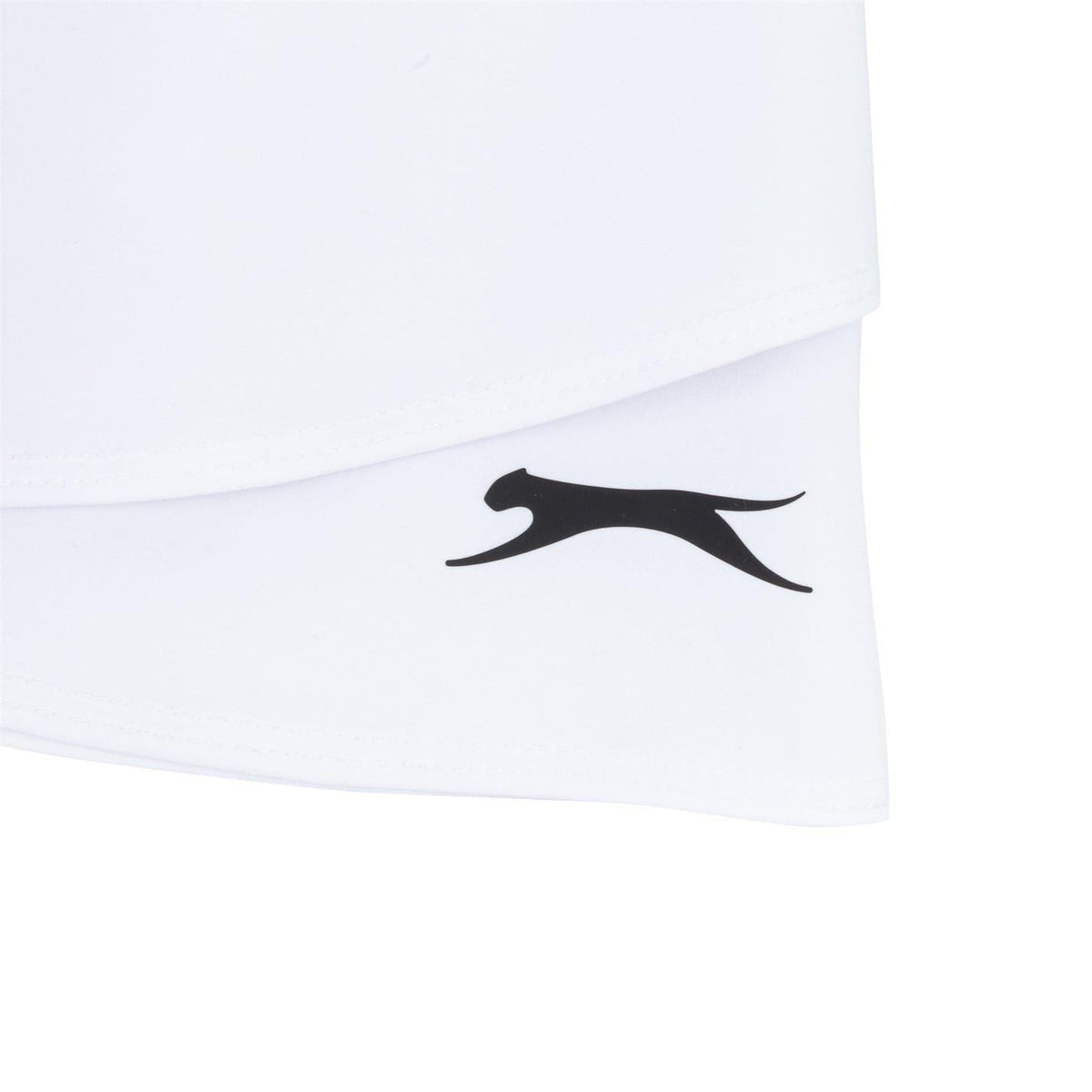 White - Side - Slazenger Girls Logo Flared Skirt