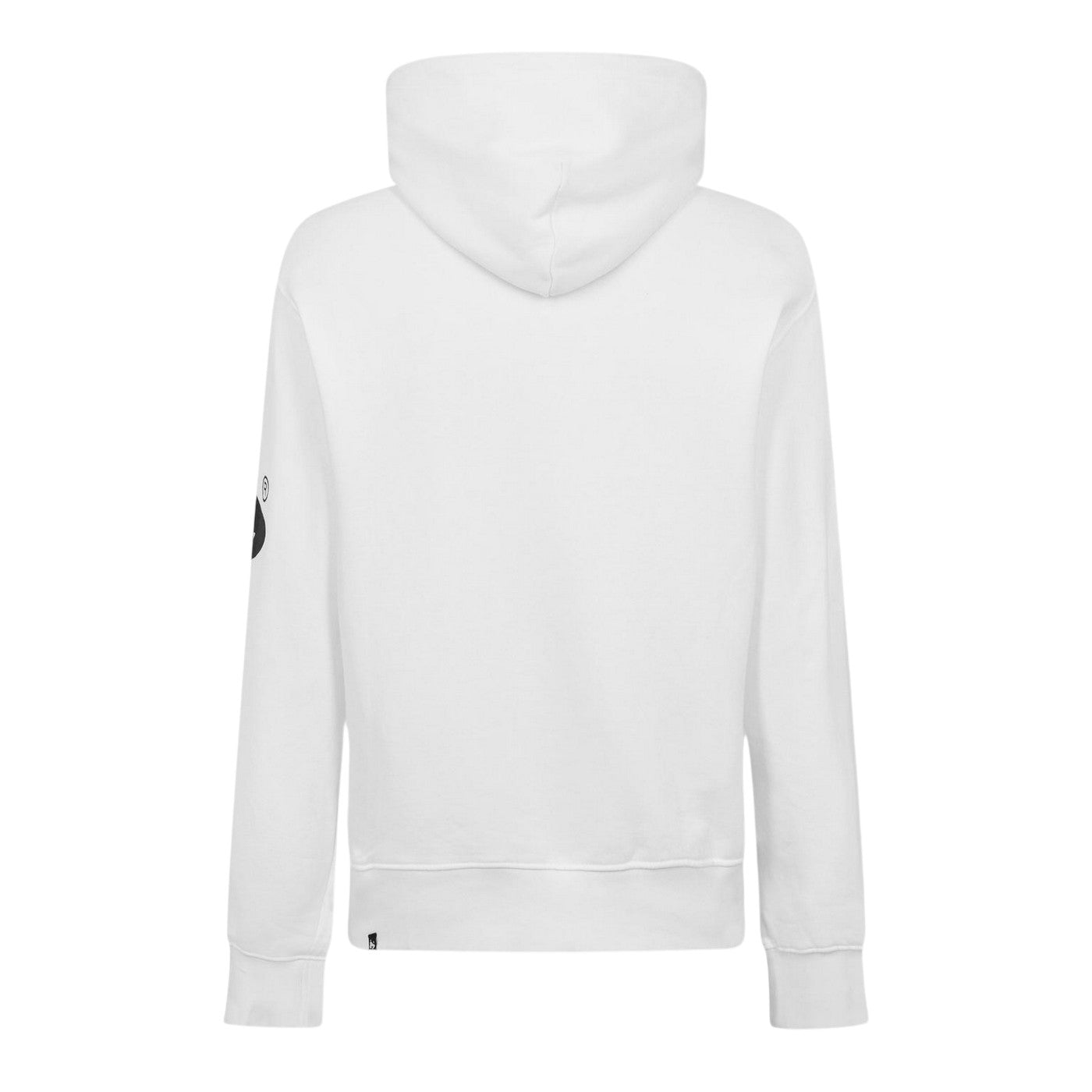 White - Back - Money Mens Satin Long-Sleeved Hoodie