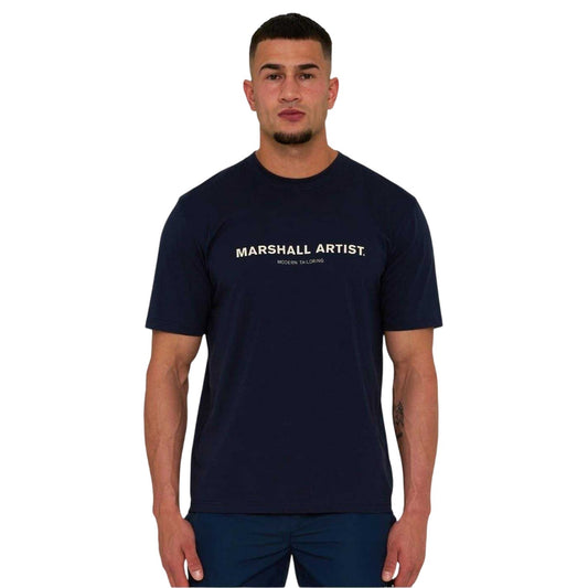 Navy - Front - Marshall Artist Mens T-Shirt