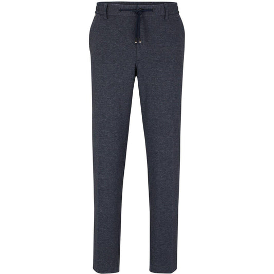 Dark Blue - Front - Boss Mens Kane Chinos
