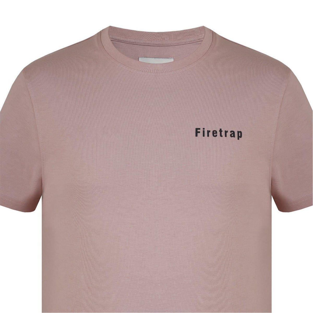 Dusty Rose - Side - Firetrap Mens Cotton T-Shirt
