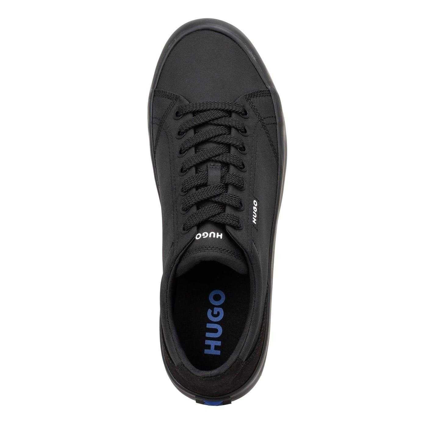 Black - Lifestyle - Hugo Mens Cross Tenn Textile Trainers