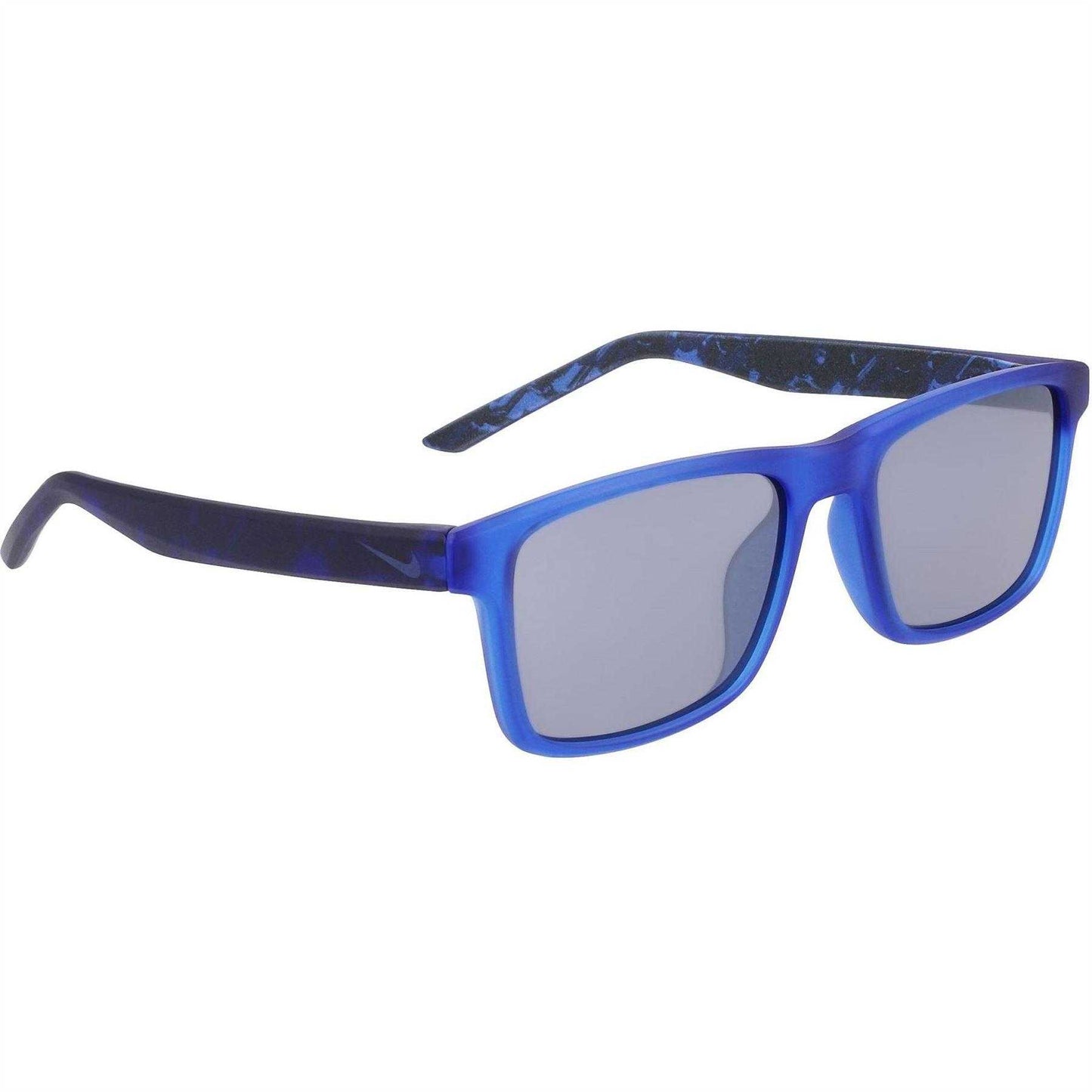 Royal Blue-Silver - Pack Shot - Nike Unisex Adult Rectangle Everyday Sunglasses