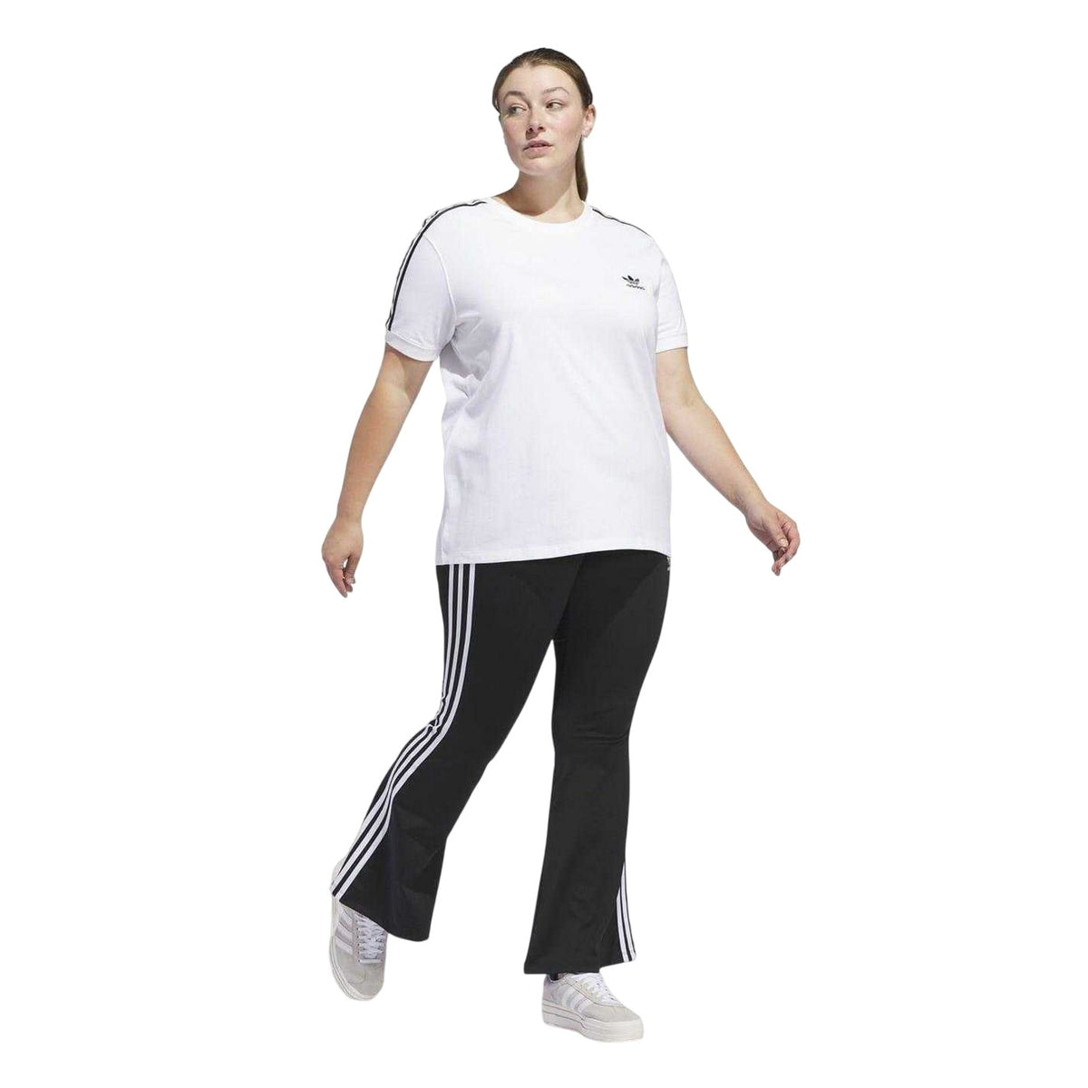 Black - Lifestyle - Adidas Womens-Ladies Flared Leggings