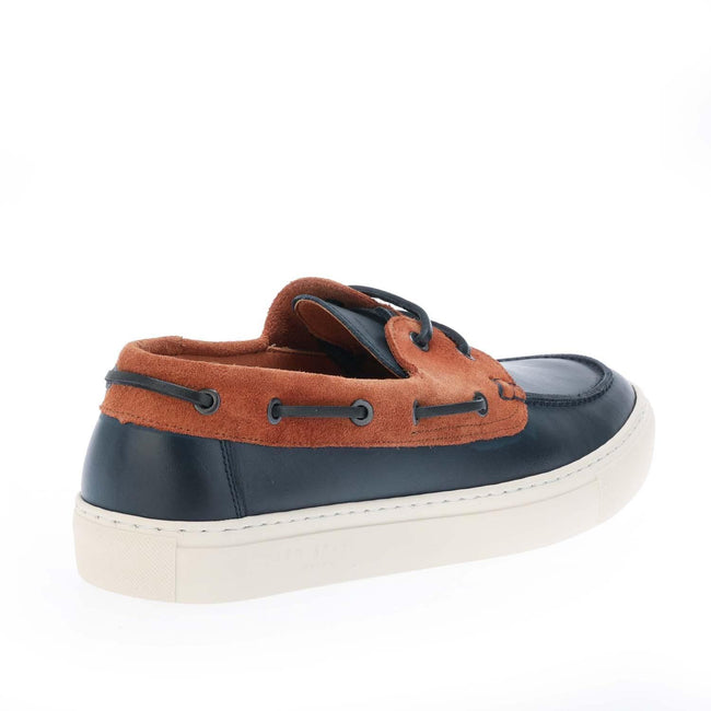 Navy - Lifestyle - Ted Baker Mens Euenb Leather Boat Shoes