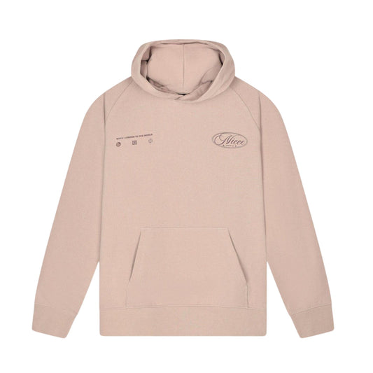Ash Grey - Front - Nicce Mens Grant Hoodie