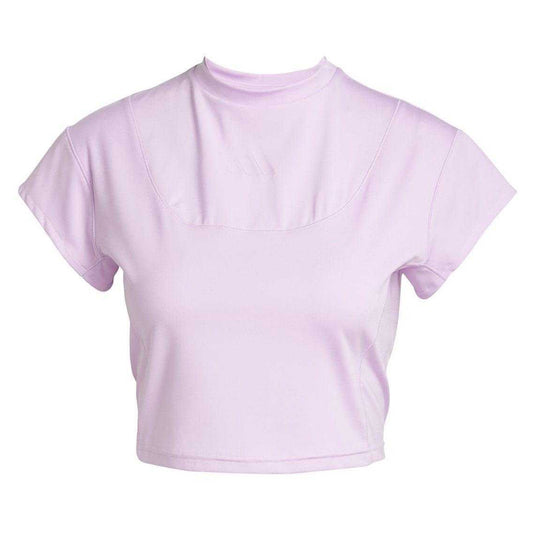 Blooming Lilac - Front - Adidas Womens-Ladies Crop Top