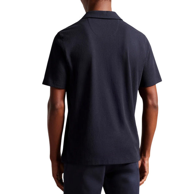 Navy - Back - Ted Baker Mens Arkes Regular Polo Shirt