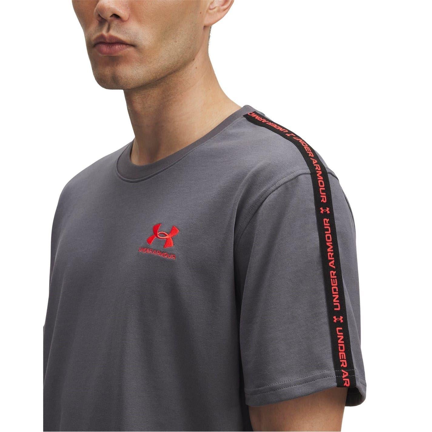 White Castlerock - Side - Under Armour Mens Icon Regular T-Shirt