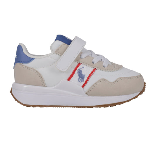 Beige-White - Front - Ralph Lauren Baby Round Toe Trainers