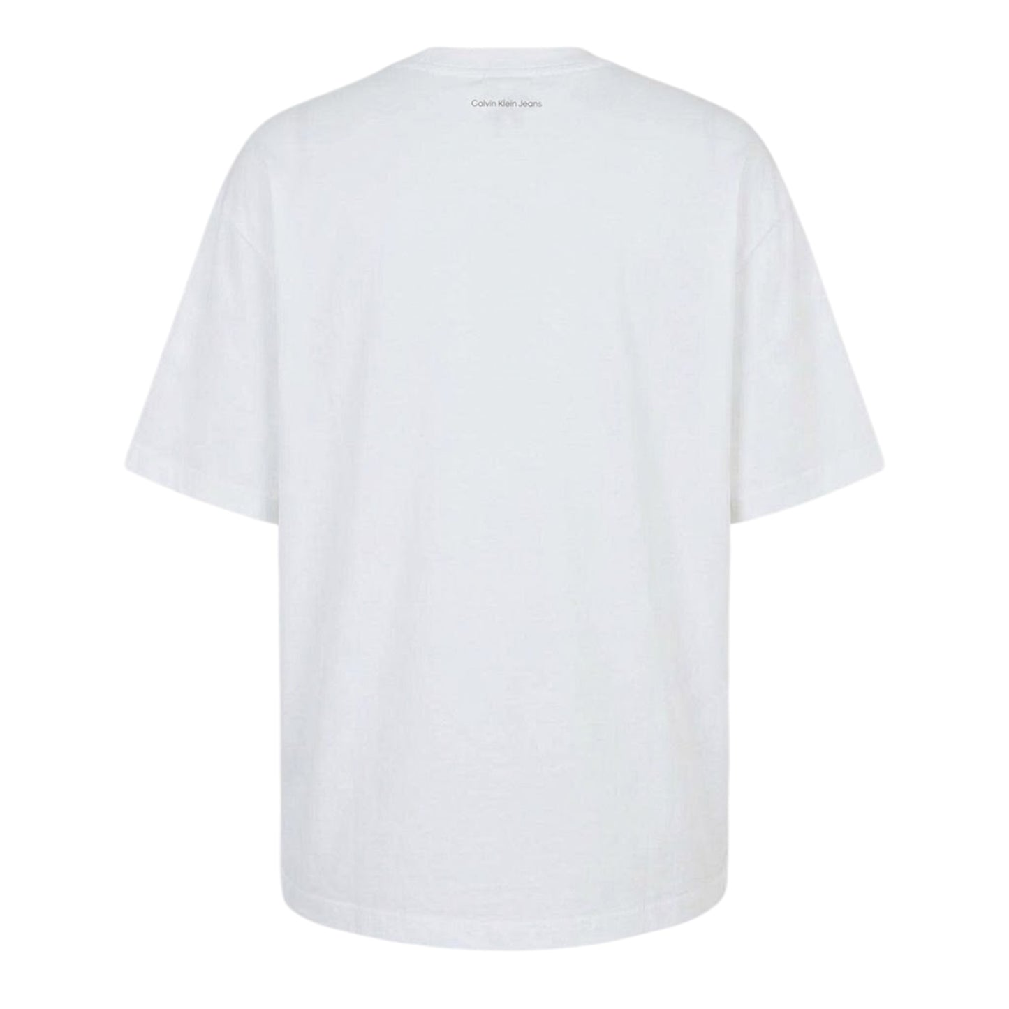 Brilliant White - Back - Calvin Klein Mens Box Logo Short-Sleeved T-Shirt